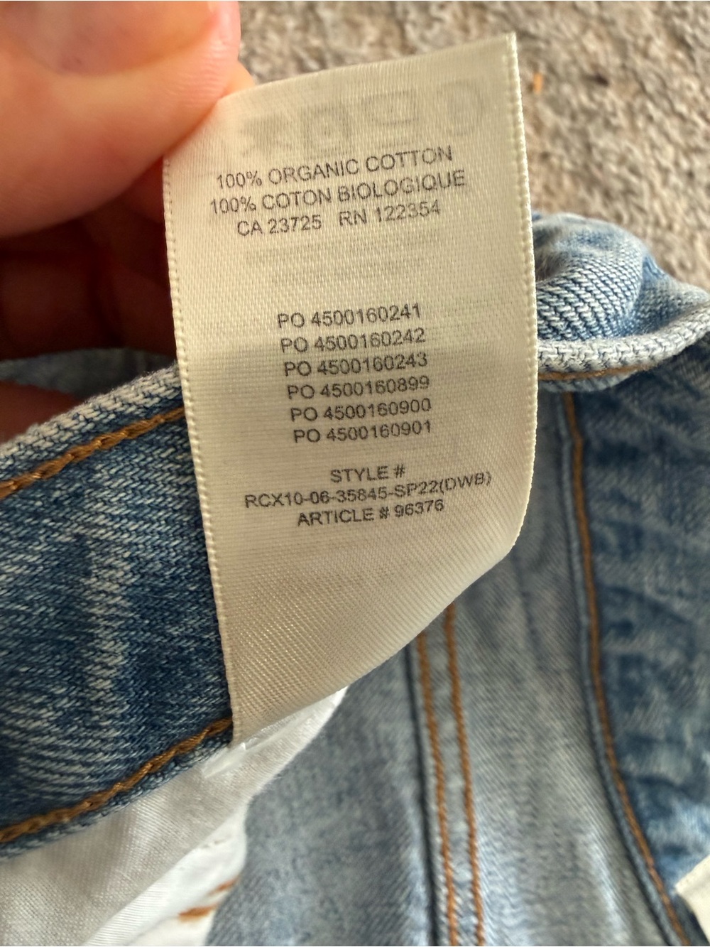 Denim Forum The Joni Loose Long Short - Picture 11 of 12